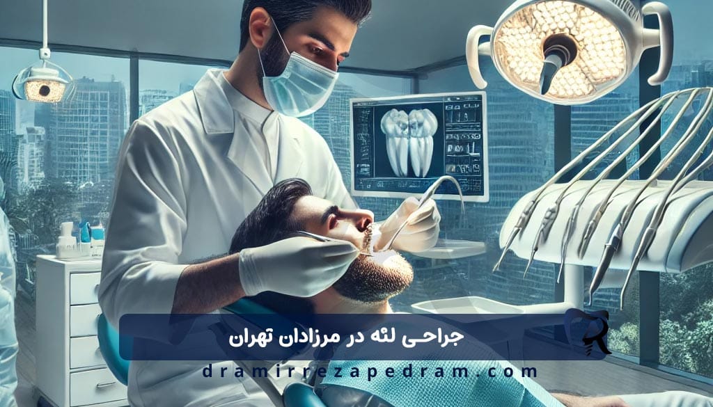 جراحی لثه در مرزادان